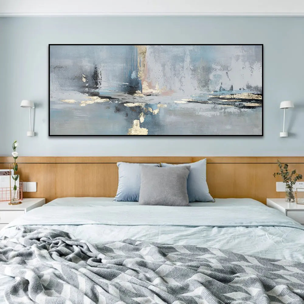 Ethereal Vibes: Handcrafted Abstract Canvas Art