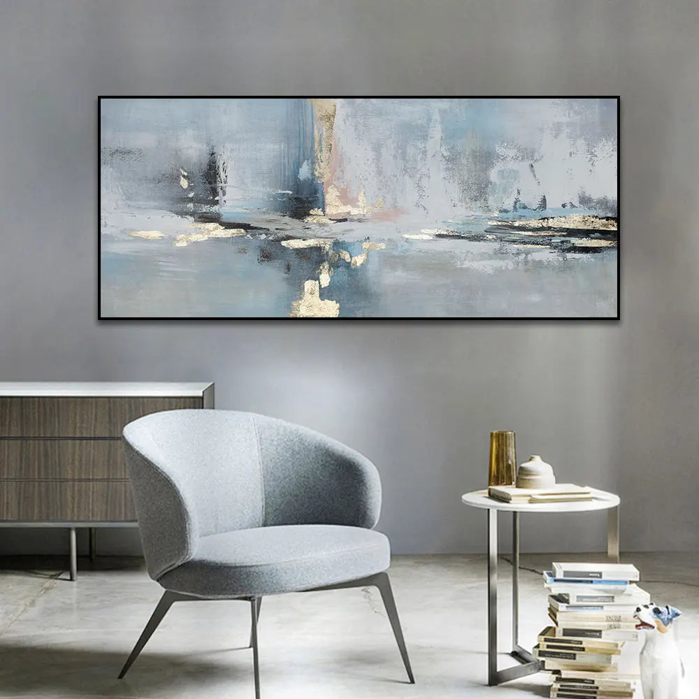 Ethereal Vibes: Handcrafted Abstract Canvas Art