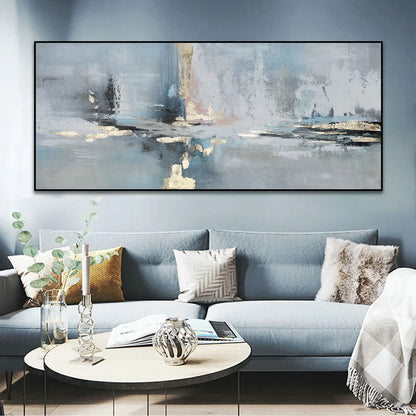 Ethereal Vibes: Handcrafted Abstract Canvas Art