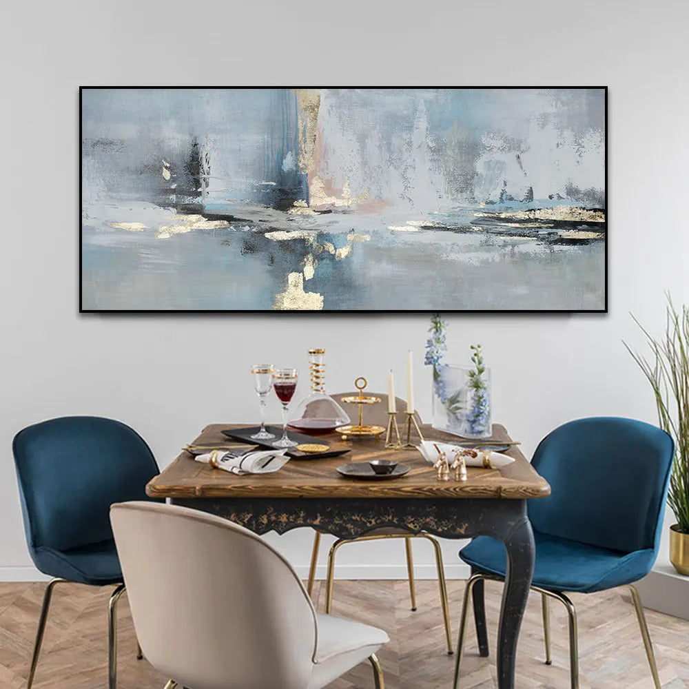 Ethereal Vibes: Handcrafted Abstract Canvas Art