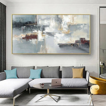 Ethereal Vibes: Handcrafted Abstract Canvas Art