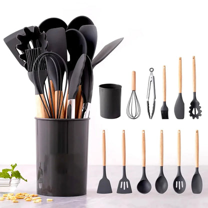 SiliconeChef 12-Piece Premium Kitchen Utensil Set