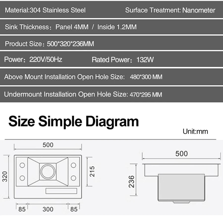 NanoClean Ultraschall-Spültischspüler – Die ultimative intelligente Reinigungslösung