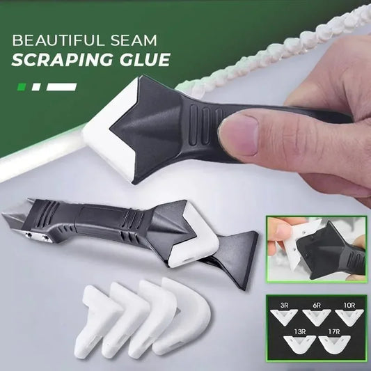 TriFlex Silicone Scraper Pro – 3-in-1 Multi-Tool for Precision Cleaning and Repairs