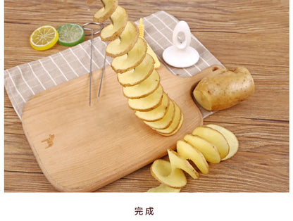 SpiralSpud BBQ Master – Portable Potato Skewer & Spiral Cutter Set